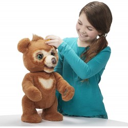 Hasbro - FurReal - Cubby, il mio Orsetto Curioso, Cucciolo di Peluche Interattivo, per Bambini dai 4 anni in su, E4591EU4