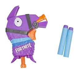 Hasbro - Nerf Fortnite Llama Nerf MicroShots Firing Toy Blaster e 2 Freccette ufficiali Nerf Elite per bambini, ragazzi e adulti