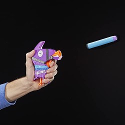 Hasbro - Nerf Fortnite Llama Nerf MicroShots Firing Toy Blaster e 2 Freccette ufficiali Nerf Elite per bambini, ragazzi e adulti