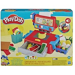 Hasbro Play-Doh - Il Registratore di Cassa Playset con Suoni Divertenti, Accessori e 4 Colori di Pasta da Modellare