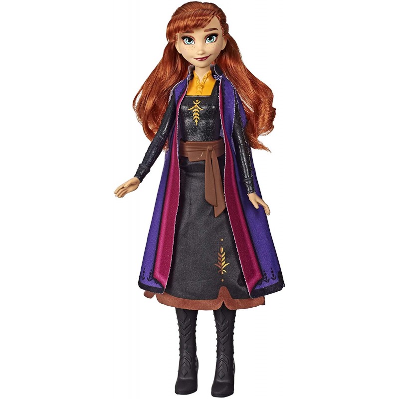 disney frozen 2 - anna luci del nord (bambola ispirata al film disney frozen 2)