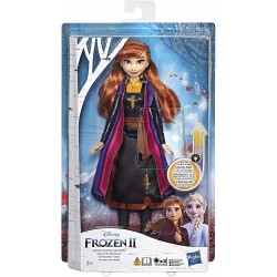 disney frozen 2 - anna luci del nord (bambola ispirata al film disney frozen 2)