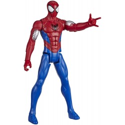 Hasbro - Spider-Man con Armatura, Action Figure 30cm Titan Hero, E73295L00