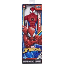Hasbro - Spider-Man con Armatura, Action Figure 30cm Titan Hero, E73295L00