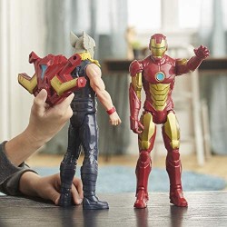 Hasbro Marvel Legends Series Avengers - Iron Man (Action Figure 30cm con Blaster Titan Hero Blast Gear)