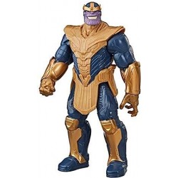Hasbro - Marvel Titan Hero Series - Thanos (Action Figure Deluxe 30 cm, Blast Gear) - E73815L24