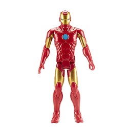 Hasbro - Avengers - Iron Man (Action figure 30 cm con blaster Titan Hero Blast Gear), E7873EL71