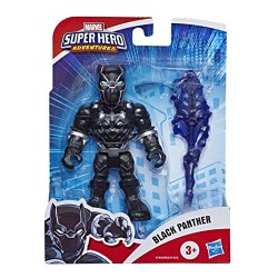 Hasbro - Marvel Super Hero Adventures - Black Panther (Playskool Heroes , action figure da collezione da 12,5 cm con accessorio 