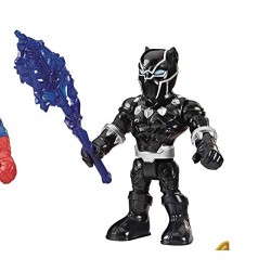Hasbro - Marvel Super Hero Adventures - Black Panther (Playskool Heroes , action figure da collezione da 12,5 cm con accessorio 
