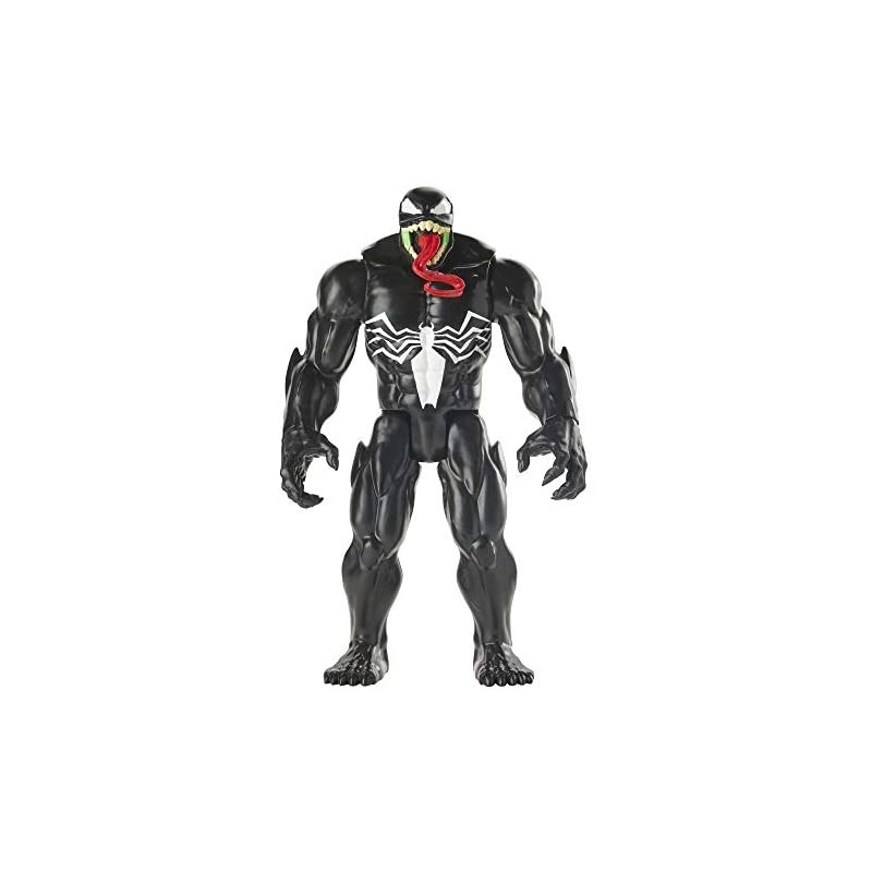 Spider-Man Maximum Venom - Venom (Action Figure 30cm con Blaster Titan Hero Blast Gear)