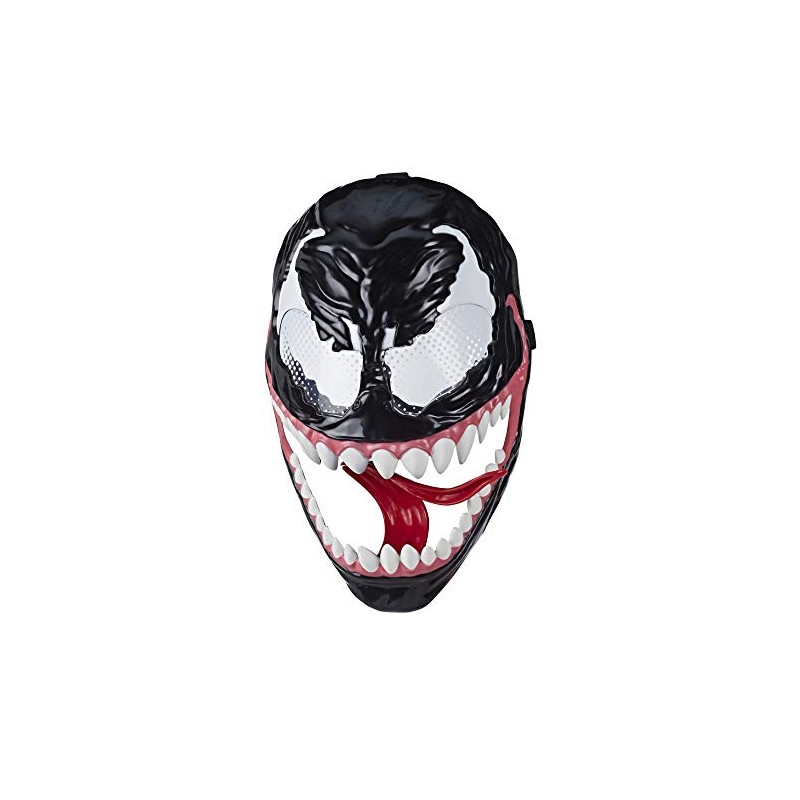 Hasbro - Spider-Man Marvel s Maximum Venom - Maschera di Venom, lingua mobile e fascia regolabile, per bambini dai 4 anni in su,