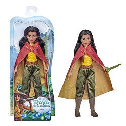 Hasbro - Disney Princess - Raya (Bambola fashion con abito, scarpe e spada, ispirata al film Disney: Raya e l ultimo drago), E95