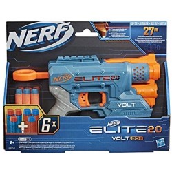 Hasbro Nerf-Nerf Elite 2.0-Volt SD-1 (Blaster con Raggio Puntatore Luminoso e 6 Dardi Inclusi), Giocattolo per Bambini da 8 Anni