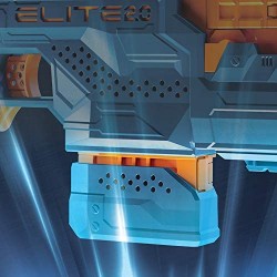 Hasbro Nerf-Nerf Elite 2.0-Phoenix CS-6 (Blaster Motorizzato con Caricatore a Clip, Mirino e 12 Dardi Inclusi), Giocattolo per B