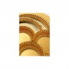 Piatti Grandi plastificati per alimenti - Oro - 10 pz - Ø cm 29,5, ECORO5