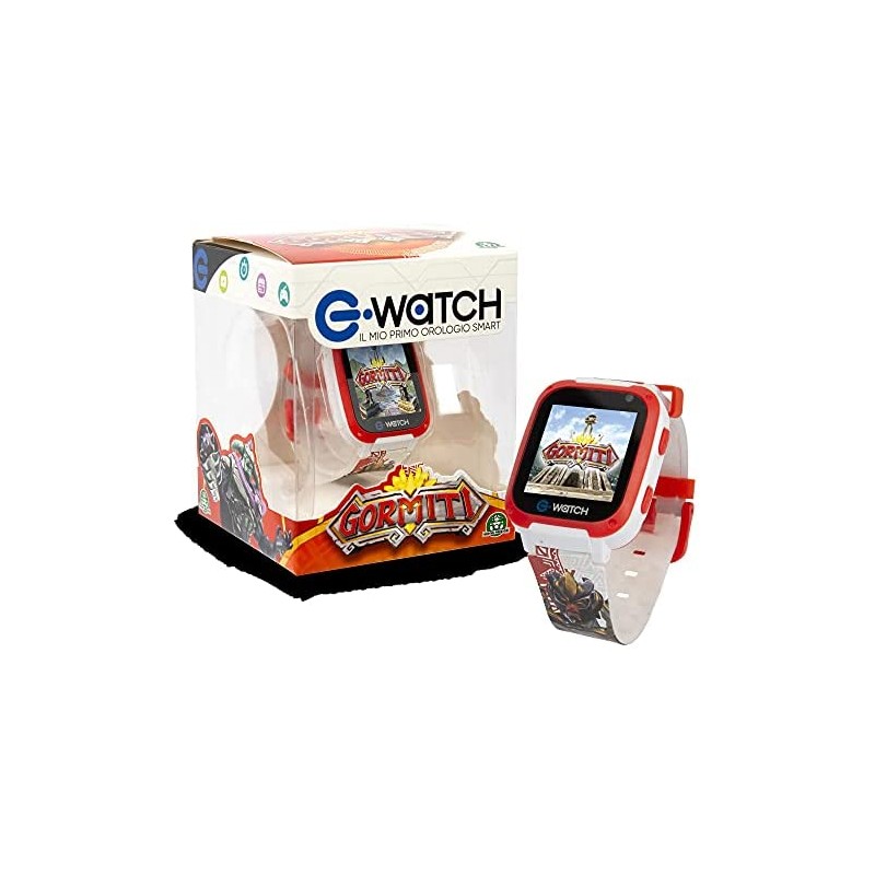 Giochi Preziosi - E-Watch - Gormiti, playwatch per bambini, orologio con tante funzioni per portare sempre con te i tuoi eroi,  