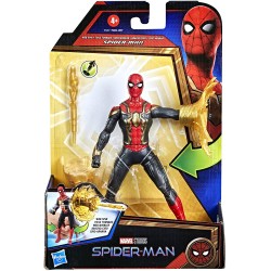 Hasbro-SpiderMan Deluxe con Aracno-Giro, Action Figure 15cm, F02325L0, età 4+