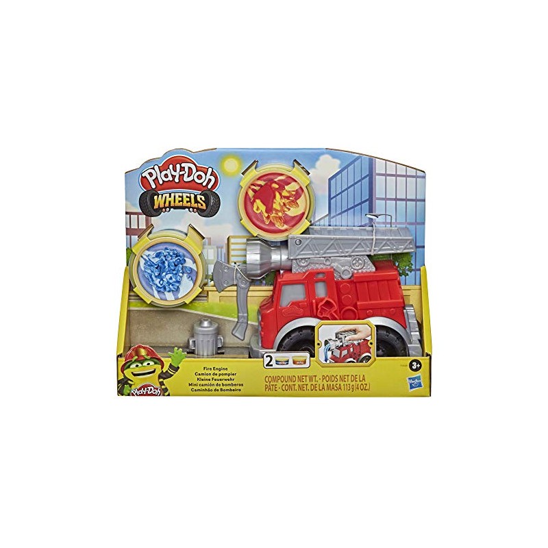 Hasbro - Play-Doh Wheels-Set da Gioco con 2 lattine composte, F06495L00