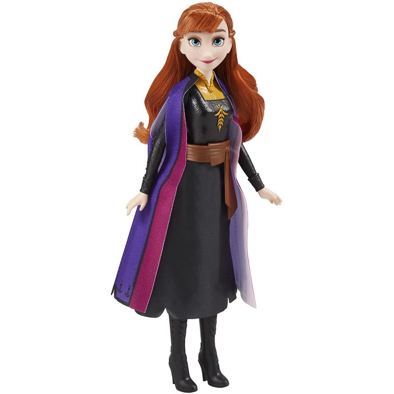 Hasbro - Disney Frozen - Anna Fashion Doll con capelli lunghi e abito ispirato al film Frozen 2, F07975X0