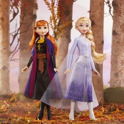 Hasbro - Disney Frozen - Anna Fashion Doll con capelli lunghi e abito ispirato al film Frozen 2, F07975X0