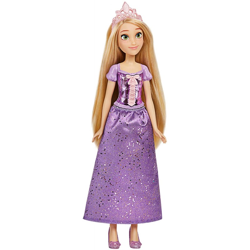 Hasbro - Disney Princess Royal Shimmer Rapunzel, Bambola Fashion Doll con Gonna e Accessori Moda, Giocattolo per Bambini dai 3 A