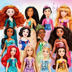 Hasbro - Disney Princess Royal Shimmer - Bambola di Tiana, Fashion Doll con Gonna e Accessori, Giocattolo per Bambini dai 3 Anni