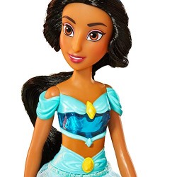 Hasbro - Disney Princess Royal Shimmer-Bambola di Jasmine, Fashion Doll con Gonna e Accessori, Giocattolo per Bambini dai 3 Anni