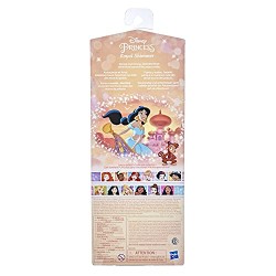 Hasbro - Disney Princess Royal Shimmer-Bambola di Jasmine, Fashion Doll con Gonna e Accessori, Giocattolo per Bambini dai 3 Anni