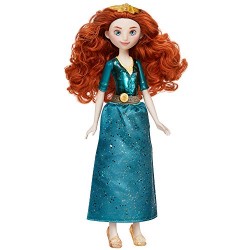 Hasbro - Disney Princess Royal Shimmer - bambola di Merida, fashion doll con gonna e accessori, giocattolo per bambini dai 3 ann
