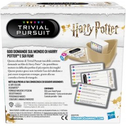 Hasbro Gaming Trivial Pursuit Harry Potter, sfida trivial in versione compatta per 2 o più giocatori, 600 domande, dagli 8 anni 