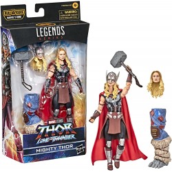 Hasbro - Marvel Legends Series - Mighty Thor, Action Figure collezionabile da 15 cm, Ispirata al Film Thor: Love And Thunder, In