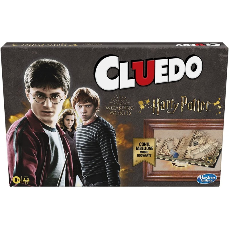 Hasbro Gaming- Cluedo: Wizarding World Harry Potter Edition, Gioco da Tavolo, Single, Multicolore, F12401031