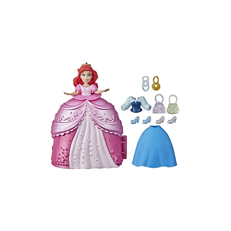 -Disney Princess Secret Styles Fashion Surprise - Ariel, Mini playset per Bambola con Abiti e Accessori, Giocattolo per Bambine 