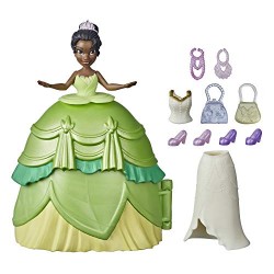Hasbro - Disney Princess Secret Styles Fashion Surprise - Tiana, playset per Bambola con Abiti e Accessori, Giocattolo per Bambi