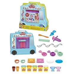 Hasbro - Play-Doh- il carrello dei gelati, Ice Cream Truck PLAYSET, F13905L0