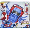 Hasbro - Spidey e i Suoi Fantastici Amici - Ultimate Web-Crawler, Include Veicolo spara Colpi e Un Personaggio da 10 cm, per Bam