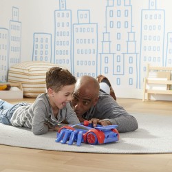 Hasbro - Spidey e i Suoi Fantastici Amici - Ultimate Web-Crawler, Include Veicolo spara Colpi e Un Personaggio da 10 cm, per Bam