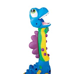 Hasbro - Play-Doh Dino Crew - Il Brontosauro Che Scappa, Dinosauro Giocattolo con 2 Uova, Bambini dai 3 Anni in su, F15035L00