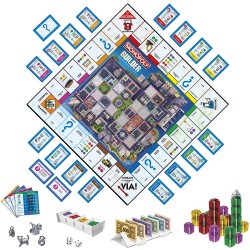 Hasbro - Monopoly - Builder, gioco da tavolo Monopoly per bambini dagli 8 anni in su, F1696103