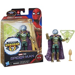 Hasbro Spider-Man - Mysterio con Armatura Mystery Web Gear, Action Figure 15 cm, F19145L00