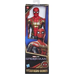 Hasbro Spider-Man - Spider-Man con armatura integrale Iron Spider; Action Figure 30 cm Titan Hero Series, F193515L00
