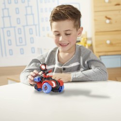 Hasbro - Spidey e i Suoi Fantastici Amici - Miles Morales e Techno-Racer, action figure e veicolo, per bambini dai 3 anni in su,