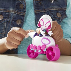 Hasbro - Spidey e i Suoi Fantastici Amici - Ghost-Spider e Copter-Cycle, Action Figure e Veicolo, per Bambini dai 3 Anni in su