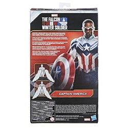 Hasbro - Avengers Titan Hero Capitan America, action figure di Captain America da 30 cm, include ali, per bambini dai 4 anni in 