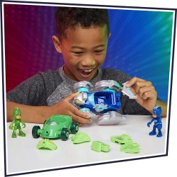 PJ Masks - Launching Giocattolo Pre-Scuola, per Bambini dai 3 Anni in su, per la trasformazione di PJ Seeker - F2121