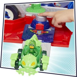 PJ Masks - Launching Giocattolo Pre-Scuola, per Bambini dai 3 Anni in su, per la trasformazione di PJ Seeker - F2121