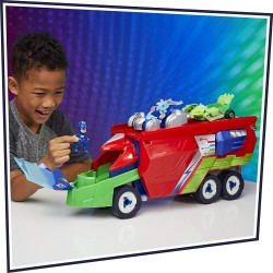 PJ Masks - Launching Giocattolo Pre-Scuola, per Bambini dai 3 Anni in su, per la trasformazione di PJ Seeker - F2121