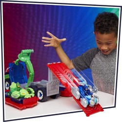 PJ Masks - Launching Giocattolo Pre-Scuola, per Bambini dai 3 Anni in su, per la trasformazione di PJ Seeker - F2121