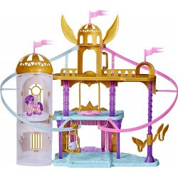 Hasbro Royal Racing Ziplines, playset del Castello Ispirato al Film My Little Pony: Una Nuova Generazione, Giocattolo da 56 cm c