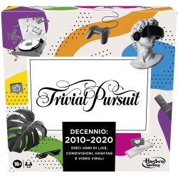 Hasbro -  Trivial Pursuit Decennio: 2010 - 2020, gioco di domande e risposte su cultura popolare da 2 a 6 giocatori (Hasbro Gami